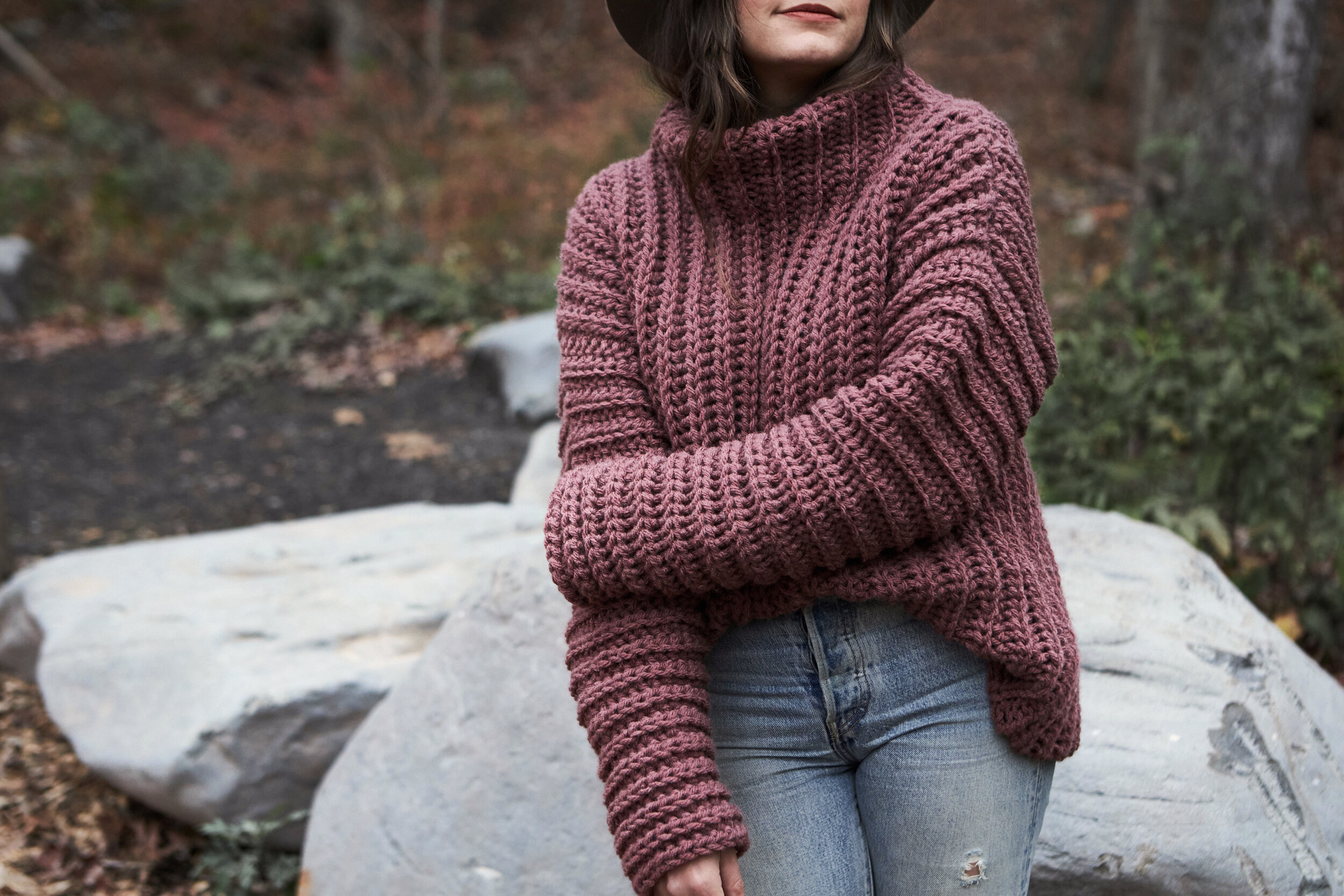 Crochet top turtleneck pattern